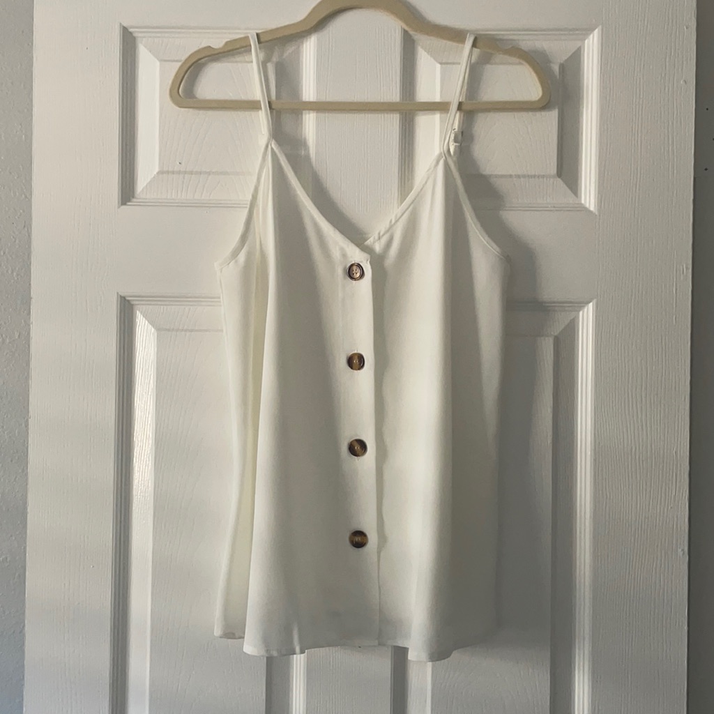 Adjustable Strap Button Tank